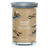 YANKEE CANDLE Signature 2 knoty Amber & Sandalwood 567 g