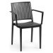 Rojaplast Křeslo BARS ARMCHAIR - černá