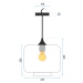 Stropní svítidlo TooLight Loft Lamp