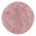 Ayyildiz koberce Kusový koberec Sydney Shaggy 3000 rose kruh - 120x120 (průměr) kruh cm
