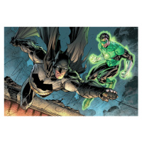 Umělecký tisk Batman and Green Lantern, (40 x 26.7 cm)