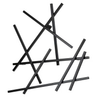 Černý kovový nástěnný věšák Matches – Spinder Design