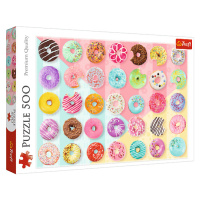 TREFL - Puzzle 500 - Sladké donuty