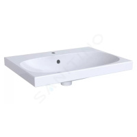 Geberit 500.621.01.2 - Umyvadlo 650x482 mm, otvor pro baterii, s přepadem, bílá