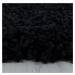 Ayyildiz koberce Kusový koberec Sydney Shaggy 3000 black kruh Rozměry koberců: 160x160 (průměr) 