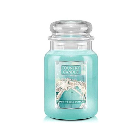 Country Candle Svíčka ve skleněné dóze, "Baby it is cold outside", 680 g