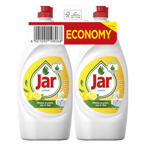 Jar Prostředek Na Mytí Nádobí Lemon 2x900 ml