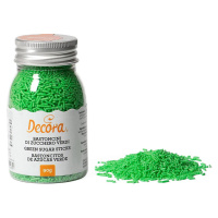 Cukrové zdobení tyčinky zelené 90g - Decora