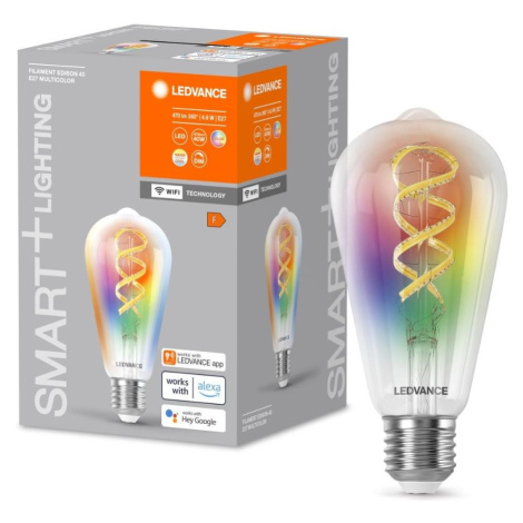 Ledvance LED RGBW Stmívatelná žárovka SMART+ E27/4,8W/230V 2700-6500K Wi-Fi - Ledvance