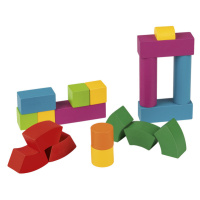 Playtive Dřevěná duhová skládačka Montessori (duhové kostky)