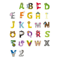 CLASSIC WORLD Dřevěná abeceda ZOO Farma dopisní sada 26 ks