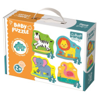 Baby puzzle Zvířata na safari 4v1