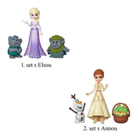 Frozen 2 Mini Figurky kamarádi varianta 2. set s Annou Hasbro