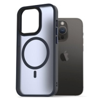 AlzaGuard Matte Case Compatible with MagSafe pro iPhone 14 Pro tmavě modrý