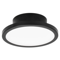 LIGHTME LIGHTME LED stropní svítidlo Aqua Ø 14,7 cm černé