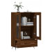 vidaXL Skříň highboard hnědý dub 69,5 x 31 x 115 cm kompozitní dřevo