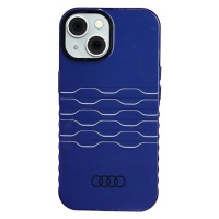 Audi IML MagSafe Case iPhone 15 14 13 6.1 modrá/navy blue hardcase