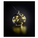 Vánoční koule Krinner Lumix Light Ball M 76040, transparentní