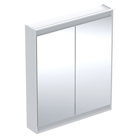 Geberit ONE - Zrcadlová skříňka s LED osvětlením, 750x900x150 mm, 2 dvířka, bílá 505.812.00.2