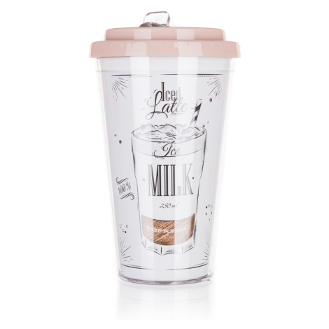 Banquet Hrnek cestovní dvoustěnný COFFEE 0,5 l, Iced latte