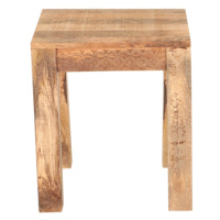 indickynabytek.cz - Odkládací stolek Manu 40x45x40 z mangového dřeva