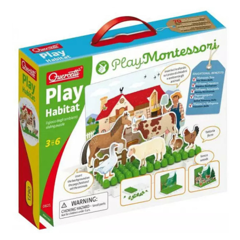 Quercetti Zasouvací skládačka Play Habitat sliding puzzle