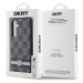 DKNY hard kryt na Samsung Galaxy S24 5G Leather Checkered Pattern and Stripe Černý