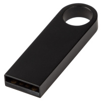 EX Kovový Mini USB flash disk 16 GB, 4x1,2x0,5 cm - více barev Barva kovu: Černá