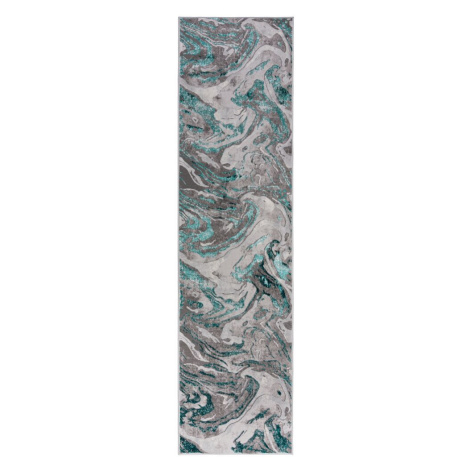 Běhoun Eris Marbled Emerald 60x230 cm Flair Rugs