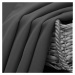 Dekorační krátký závěs s řasící páskou LUCCA 160 barva 33 tmavě šedá 140x160 cm (cena za 1 kus) 