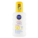 Nivea SUN Sensitive Sprej na opalování OF50+ 200 ml