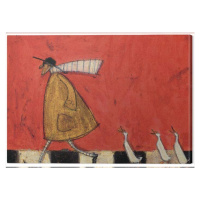 Obraz na plátně Sam Toft - Crossing with Ducks, 2 - 50×40 cm