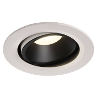 SLV BIG WHITE NUMINOS MOVE DL L vnitřní LED zápustné stropní svítidlo bílá/černá 4000 K 40° otoč