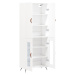 vidaXL Skříň highboard bílá 69,5 x 34 x 180 cm kompozitní dřevo