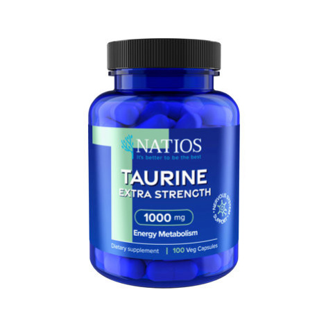 NATIOS Taurine Extra Strength, 1000 mg, 100 veganských kapslí