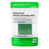 Carbon Theory Superfood Cleansing Bar čisticí mýdlo 100 g green