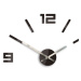 Moderní nástěnné hodiny ARABIC WENGE