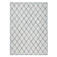 NORTHRUGS - Hanse Home koberce Kusový koberec Twin-Wendeteppiche 103119 blau creme – na ven i na