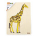 Dřevěná montessori vkládačka - žirafa Viga