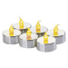LED dekorace EMOS DCCV12 ZY2150 čajová svíčka stříbrná CR2032 (blistr 6ks)