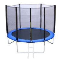 mamido  Trampolína R-Sport s bezpečnostní sítí a žebříkem 8FT 252 cm