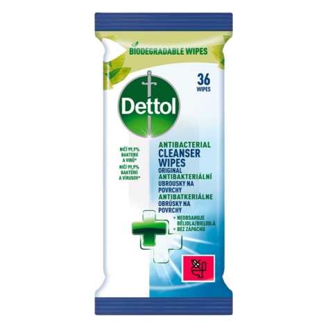 DETTOL Antibakteriální ubrousky na povrchy 36 ks