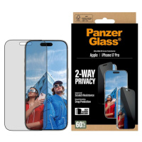 PanzerGlass® Privacy sklo Apple iPhone 17 Pro s instalačním rámečkem