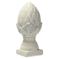 Dekoria Dekorace Cone 26cm white, 12 x 12 x 10 cm