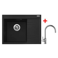 Sinks RIM 650 L Metalblack + Vitalia