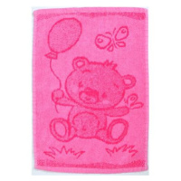 Profod Dětský ručník Bear pink 30×50 cm