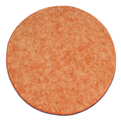 Dywany Lusczow Kulatý koberec SERENADE Graib oranžový