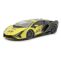 Bburago 1:18 TOP Lamborghini Sian FKP 37 yelow