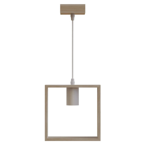 B.V.  - Dřevěný lustr na lanku 1xE27/60W/230V borovice B10303HB4