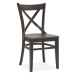 Židle A010-P - masiv Barva korpusu: Tmavě hnědá